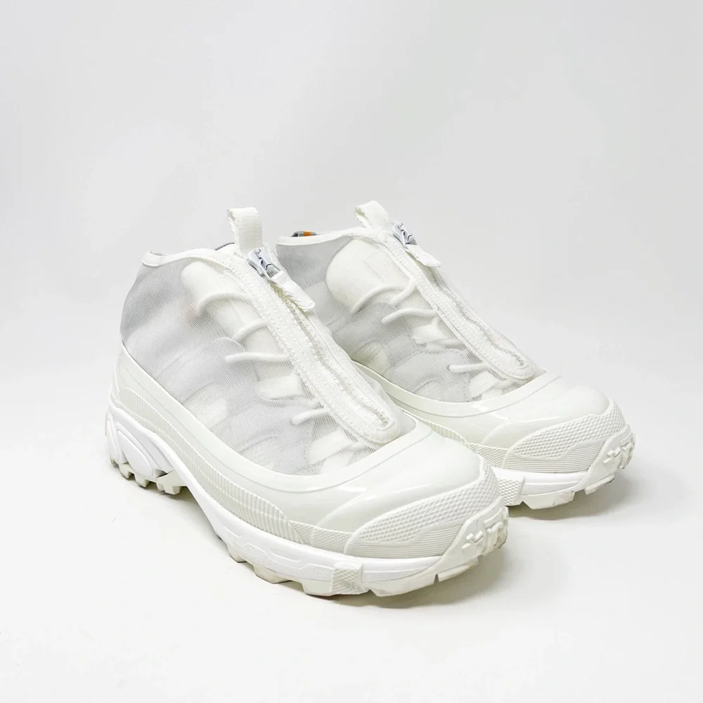 Burberry Arthur White Mesh Low Top Sneakers Chunky Shoes Made In Italy Size 37 - Picture 2 of 15